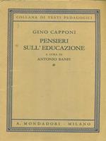   Pensieri sull'educazione