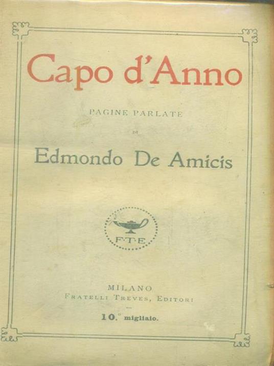   Capo d'Anno - Edmondo De Amicis - copertina