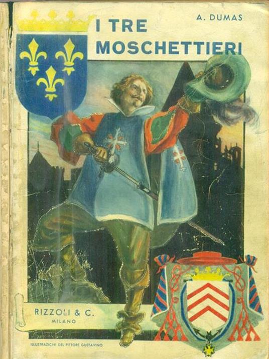 I tre moschettieri - Alexadre Dumas - copertina