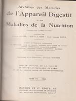  Archives des maladies de l appareil digestif et de la nutrition 1930
