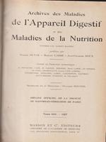  Archives des maladies de l'appareil digestif et de la nutrition 1927