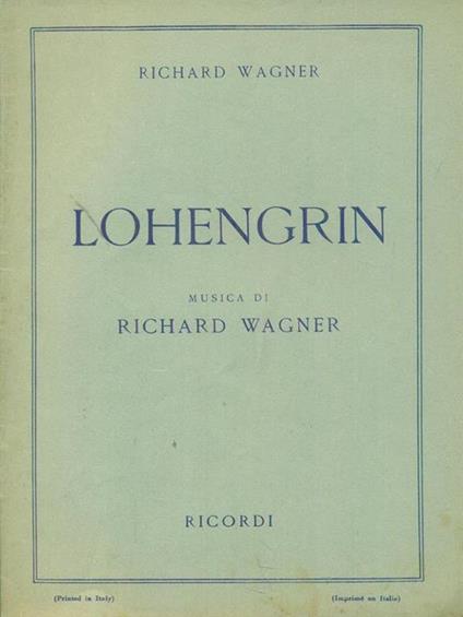   Lohengrin - Richard Wagner - copertina