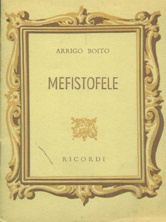  Mefistofele - Arrigo Boito - copertina