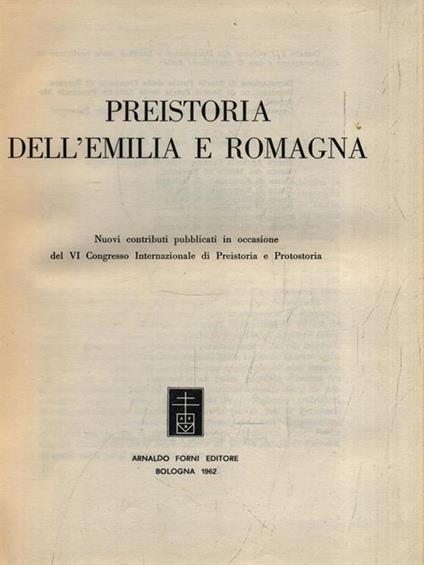   Preistoria dell'Emilia e Romagna. Volume 1 - copertina