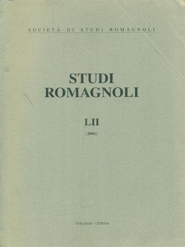 Studi romagnoli LII 2001