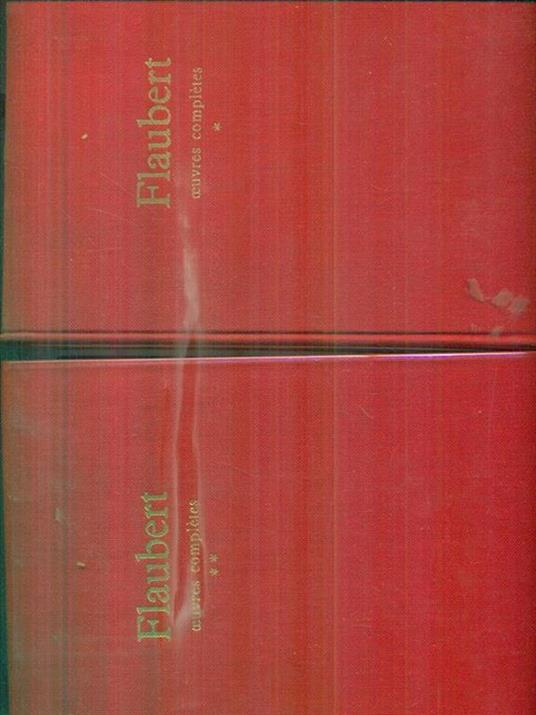   Oeuvres Completes. 2vv - Gustave Flaubert - copertina