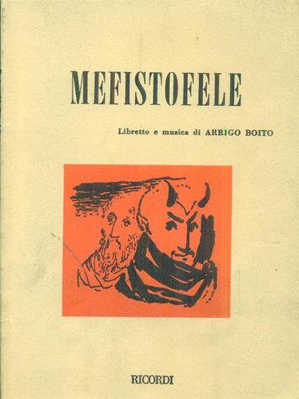   Mefistofele - Arrigo Boito - copertina