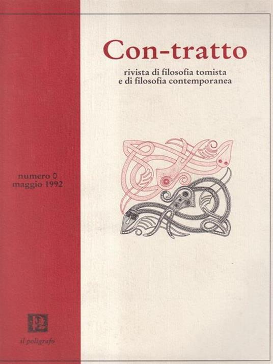 Con-tratto numero zero maggio 1992 - copertina