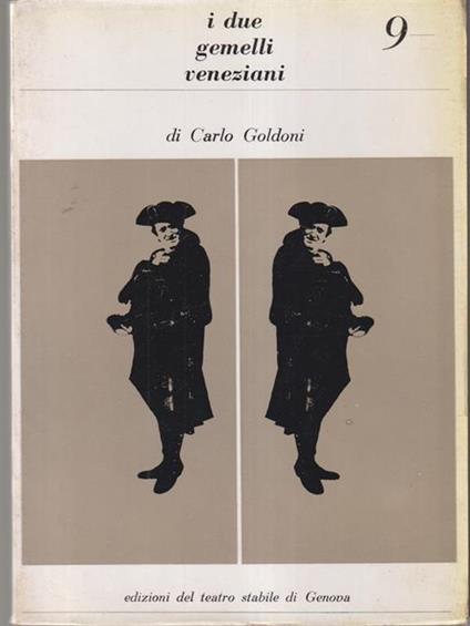 I due gemelli veneziani - Carlo Goldoni - copertina