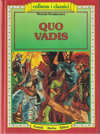 Quo vadis - Henryk Sienkiewicz - copertina