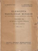 Elementa theologiae moralis vol VII