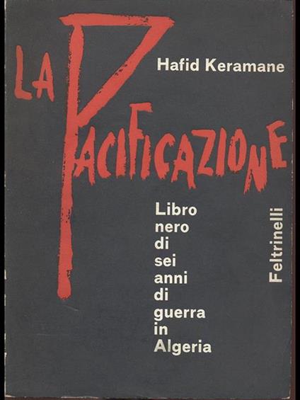 La Pacificazione - Hafid Keramane - copertina