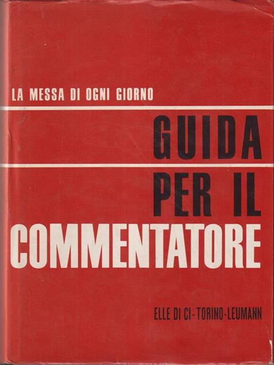 Guida per il commentatore - copertina