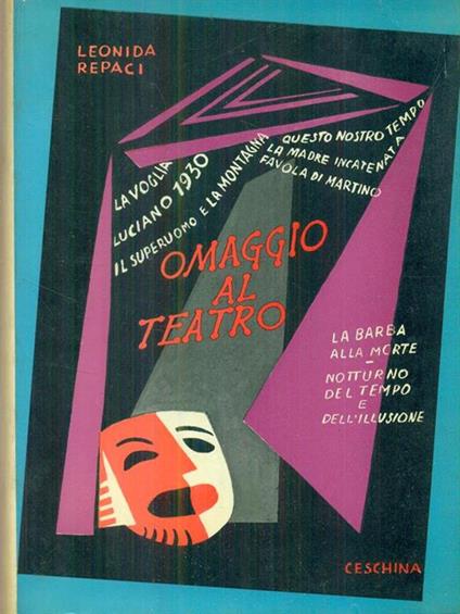 Omaggio al teatro - Leonida Repaci - copertina