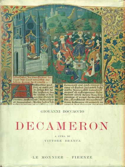 Decameron - Giovanni Boccaccio - copertina