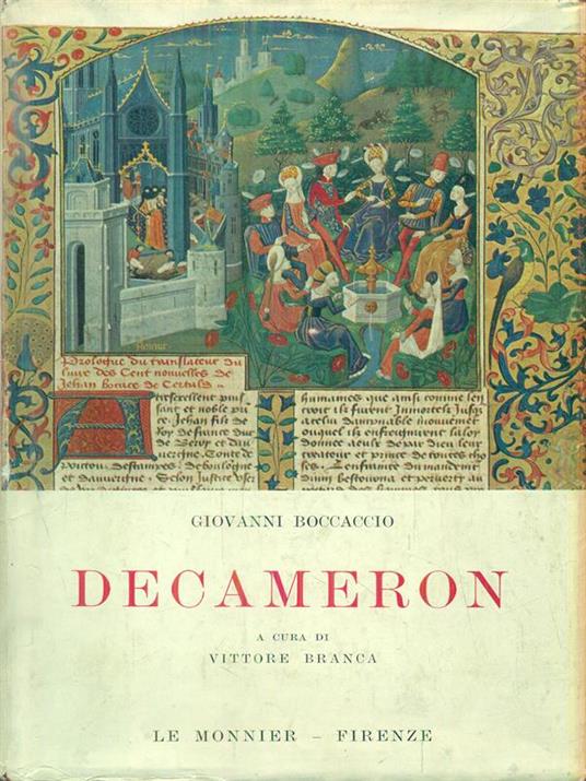 Decameron - Giovanni Boccaccio - copertina