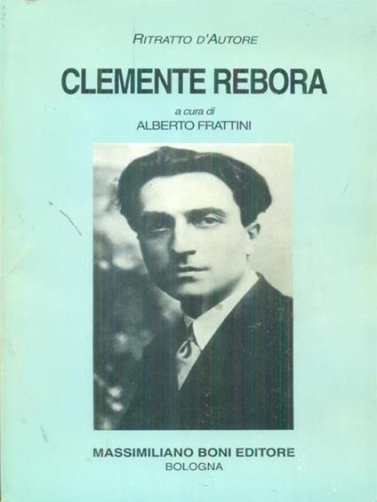 Clemente Rebora - Alberto Frattini - copertina