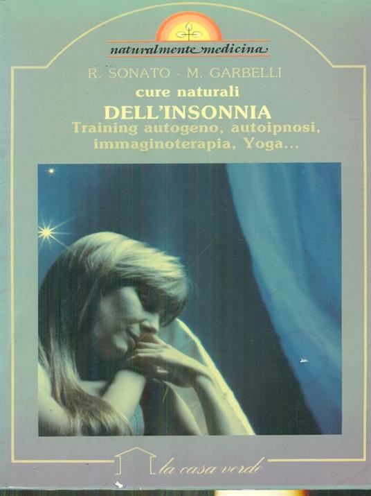 Cure naturali dell'insonnia - R. Sonato - copertina