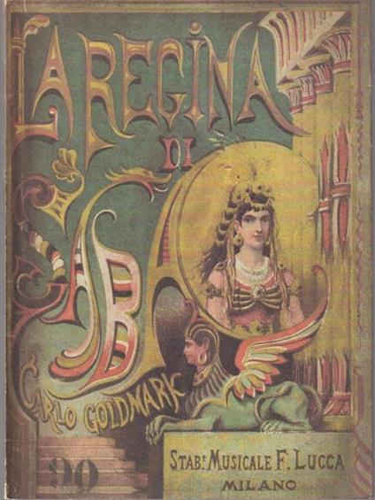 La regina di Saba - copertina