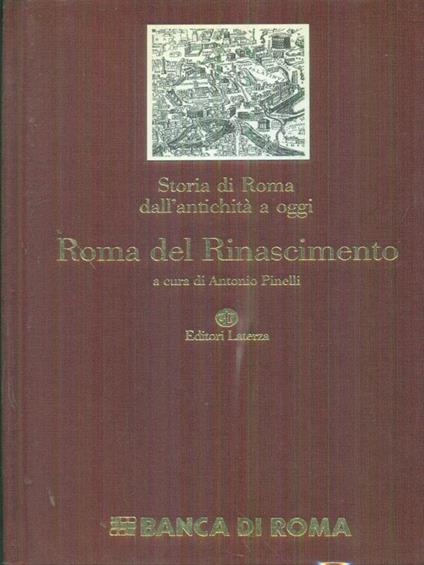 Roma del Rinascimento  - Antonio Pinelli - copertina