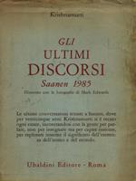 Gli ultimi discorsi - Saanen 1985