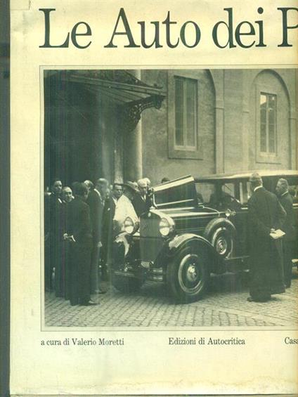 Le Auto dei Papi - Valerio Moretti - copertina