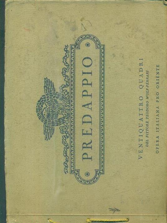 Predappio. Ventiquattro quadri - copertina
