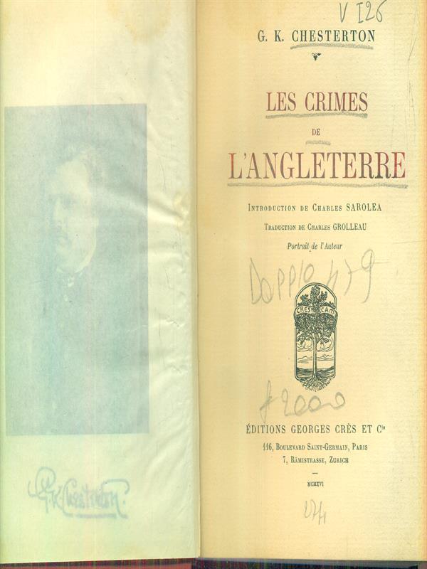 Les crimes de l'angleterre