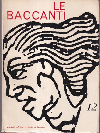 Le baccanti - Euripide - copertina