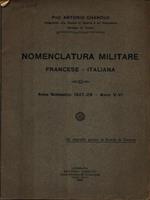 Nomenclatura militare francese-italiana (1927-28 Anno V-VI)