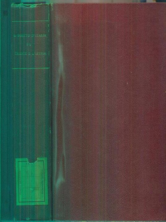 Il diritto d'Italia su Trieste e l'Istria - copertina