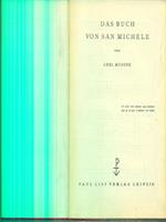 Das buch von San Michele