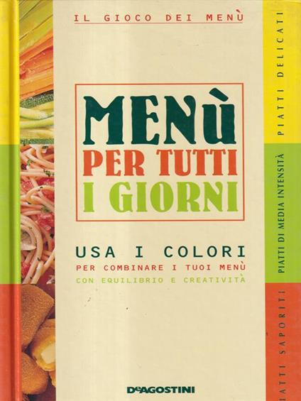 Menù per tutti i giorni - copertina