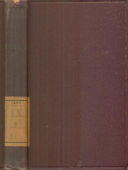 Mosca - Ettore Lo Gatto - copertina