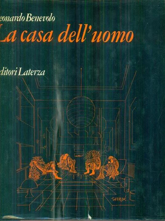 La casa dell'uomo - Leonardo Benevolo - copertina