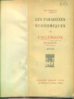 Les paradoxes économiques de l'Allemagne moderne 1918-1931