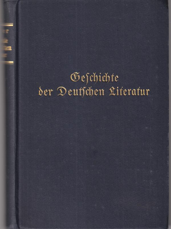 Geschichte der deutschen literatur