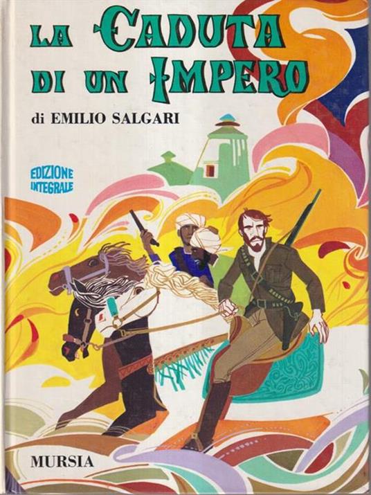 La  caduta di un impero - Emilio Salgari - copertina