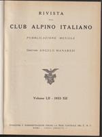 Rivista mensile. Club Alpino Italiano 1933 annata completa