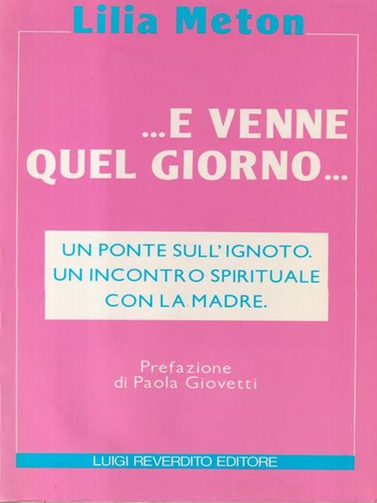 ...E venne quel giorno.. - Lilia Meton - copertina