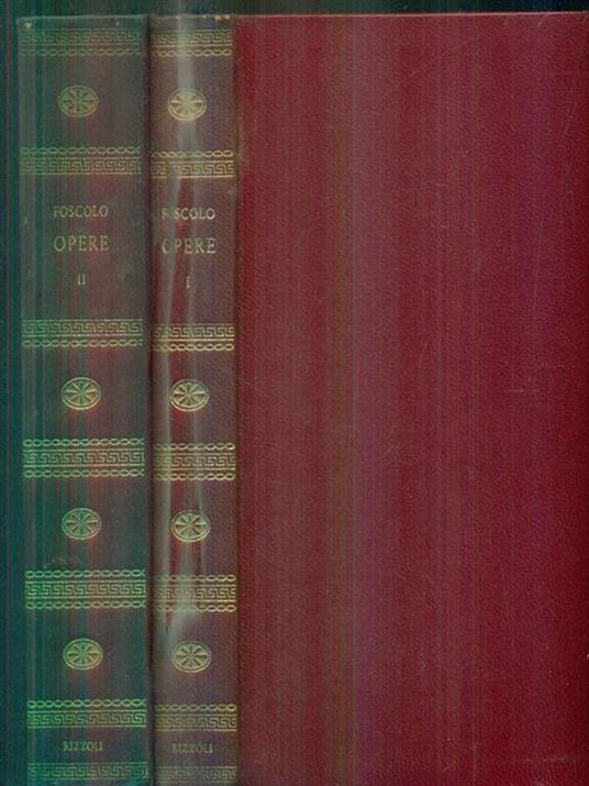 Opere - Ugo Foscolo - copertina