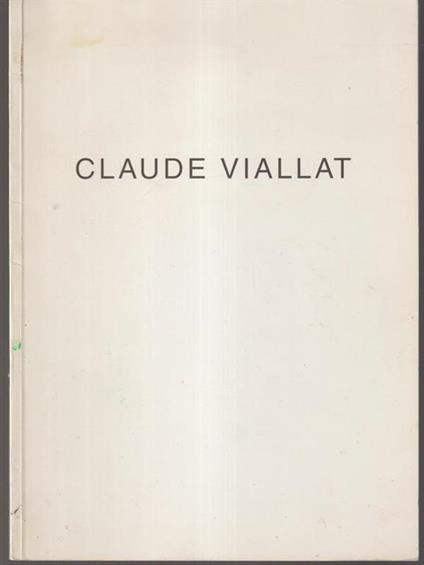 Claude Viallat - copertina