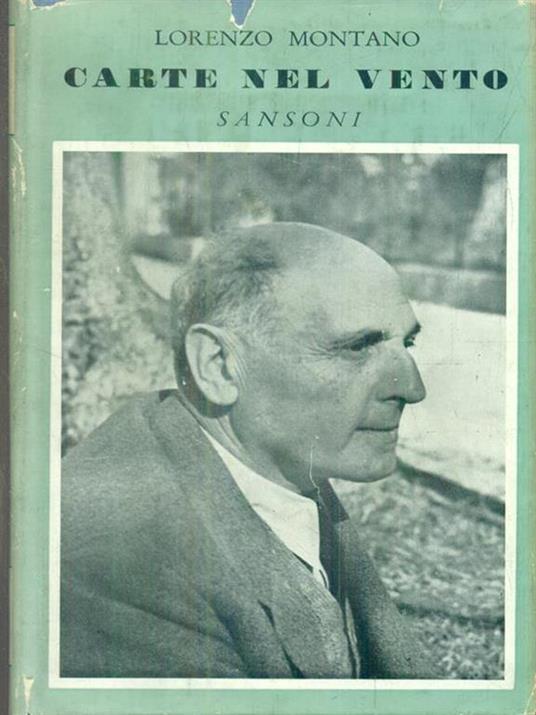 Carte nel vento - Lorenzo Montano - copertina