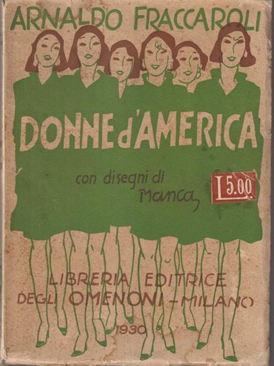 Donne d'America - Arnaldo Fraccaroli - copertina