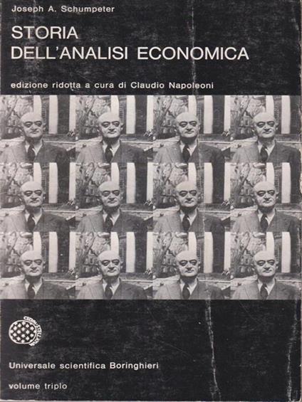 Storia dell'analisi economica - Joseph A. Schumpeter - copertina