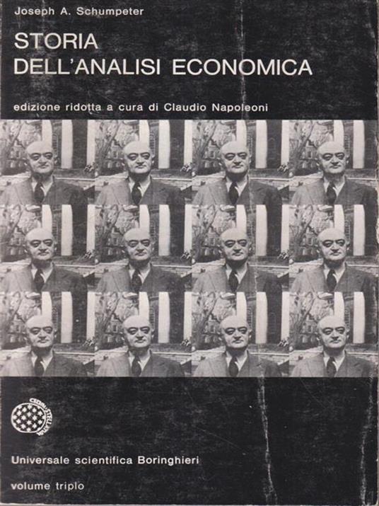 Storia dell'analisi economica - Joseph A. Schumpeter - copertina