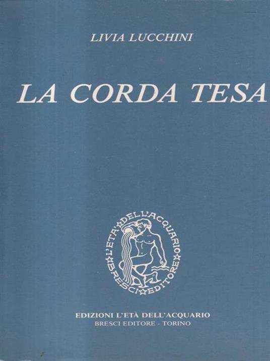 La corda tesa - Livia Lucchini - copertina