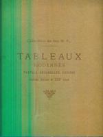 Catalogue de tableaux modernes pastels, aquarelles, dessins