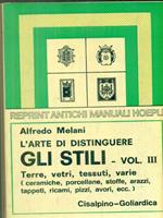 L' arte di distinguere gli stili. Vol 3