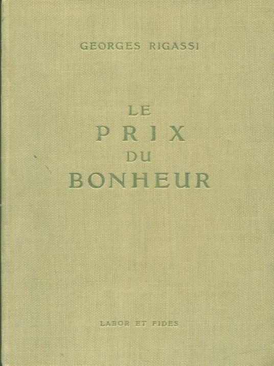 Le prix du Bonheur - copertina